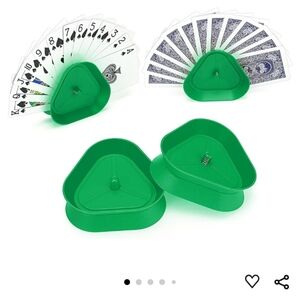 4 Pcs Kids Playing Card Holders